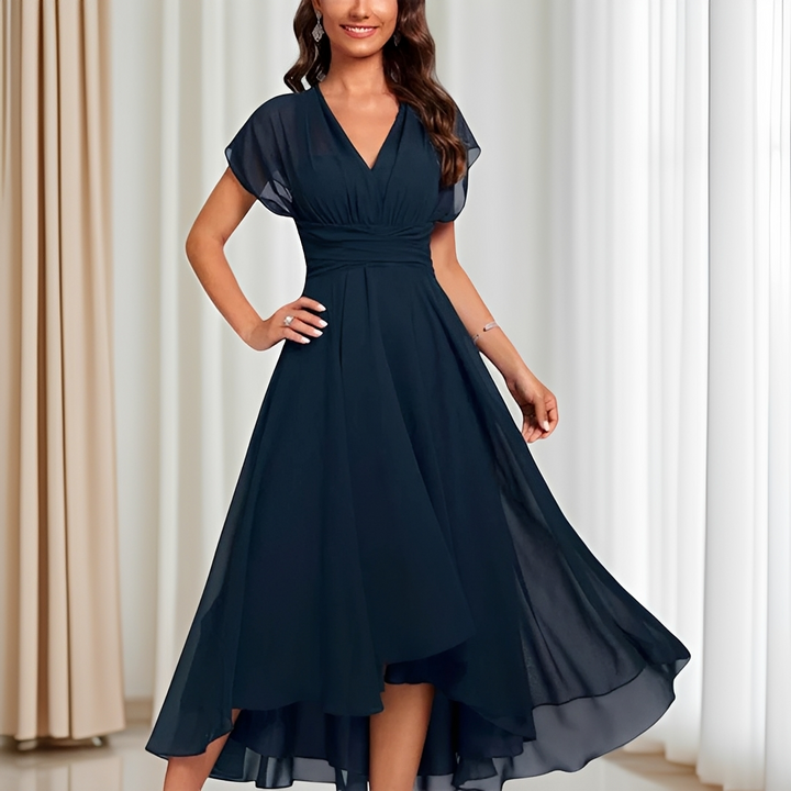 Women's Elegant Cocktail Dress for Wedding Guests (2)