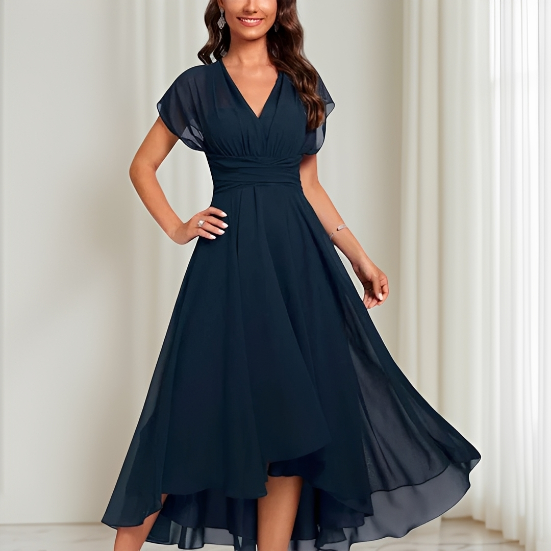 Women's Elegant Cocktail Dress for Wedding Guests (3)