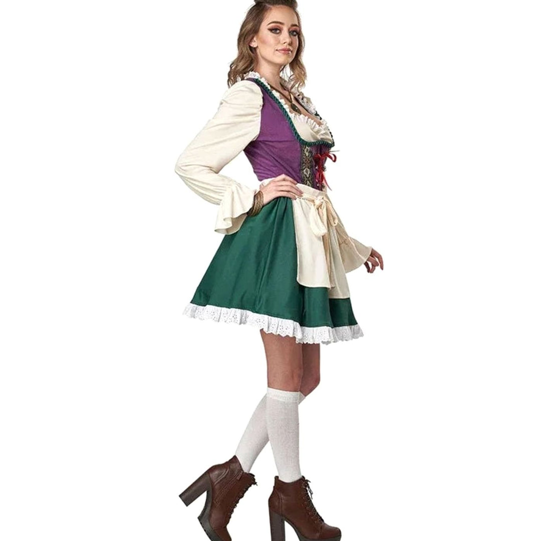 Women's Elegant Dirndl Dress for Traditional Celebrations