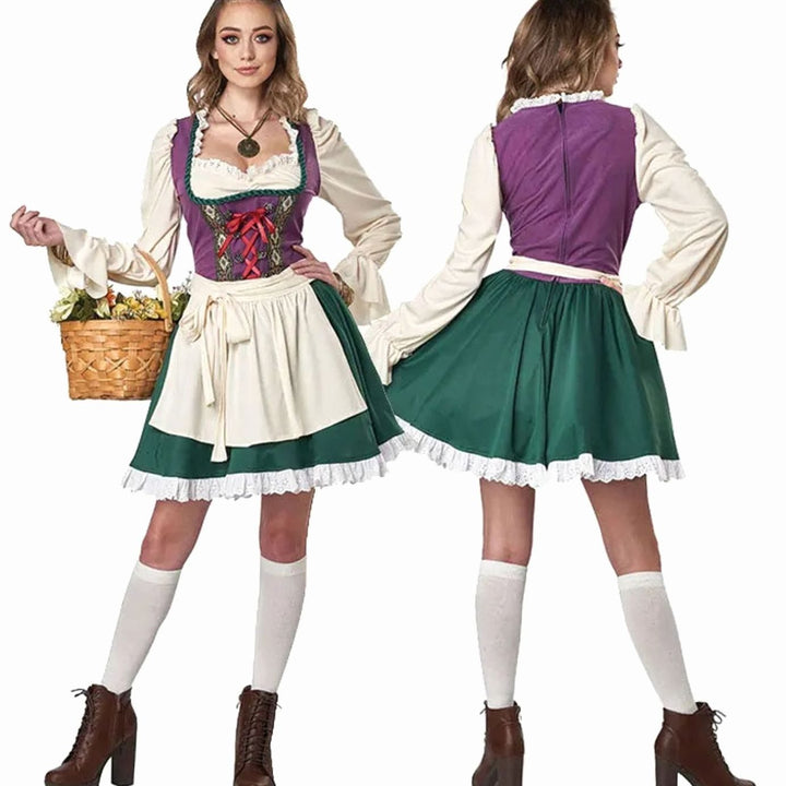 Women's Elegant Dirndl Dress for Traditional Celebrations (2)