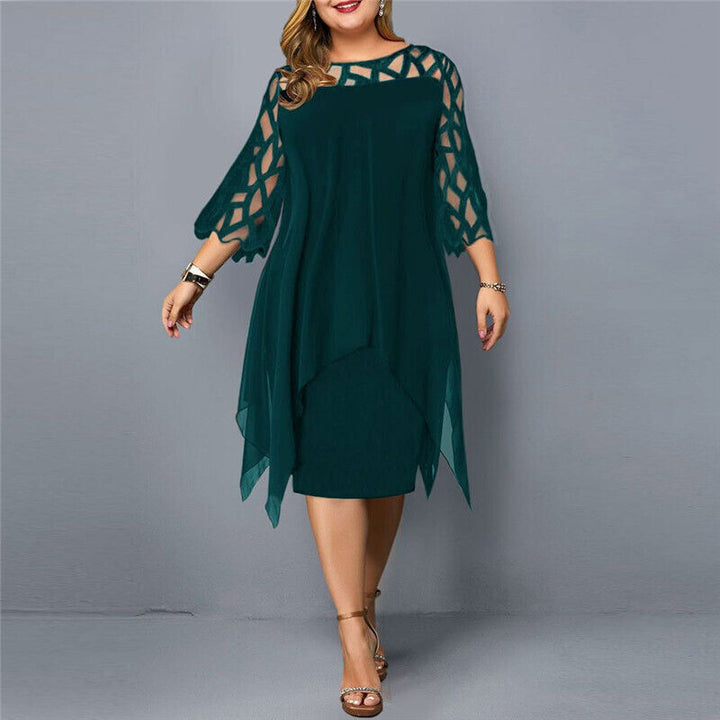 Women's Elegant Dress Midi Comfortable Fit (6)