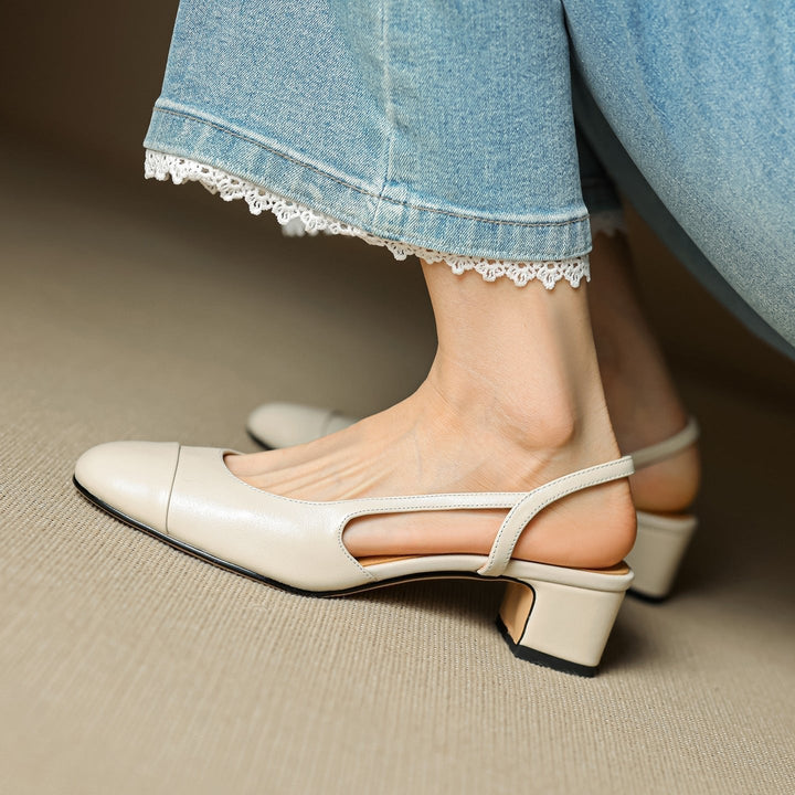 Women's Elegant Leather Pumps for Office Wear (10)