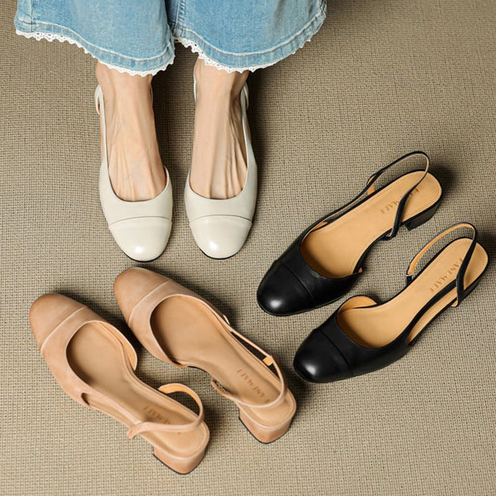 Women's Elegant Leather Pumps for Office Wear (14)