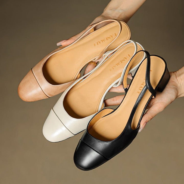 Women's Elegant Leather Pumps for Office Wear (16)
