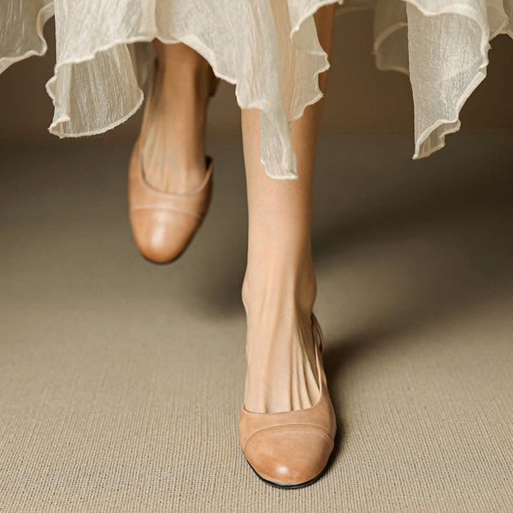 Women's Elegant Leather Pumps for Office Wear (3)