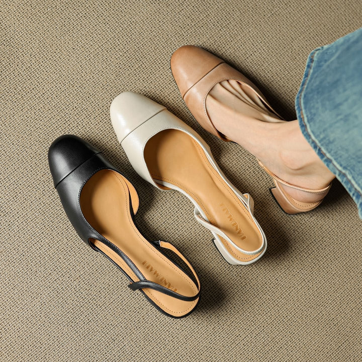 Women's Elegant Leather Pumps for Office Wear (6)