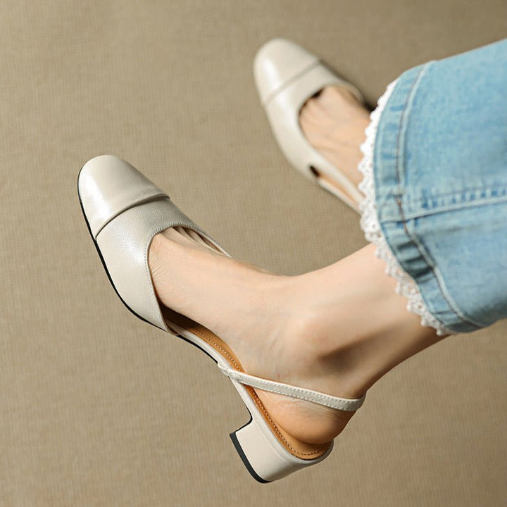 Women's Elegant Leather Pumps for Office Wear (7)