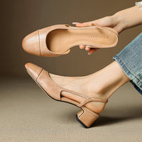 Hazel | Women's Elegant Leather Pumps for Office Wear