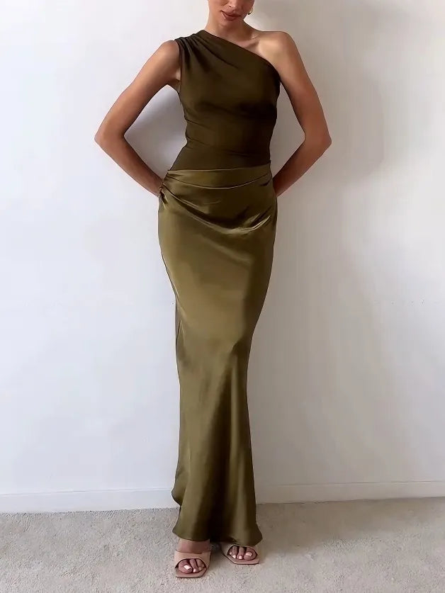 Women's Elegant Maxi Fall Wedding Guest Dress (8)