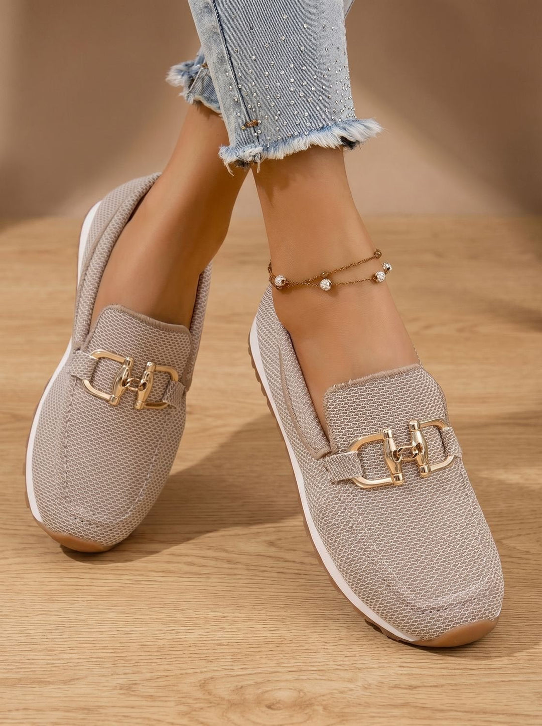 Women's Elegant Memory-Foam Flat Loafers with Support (2)