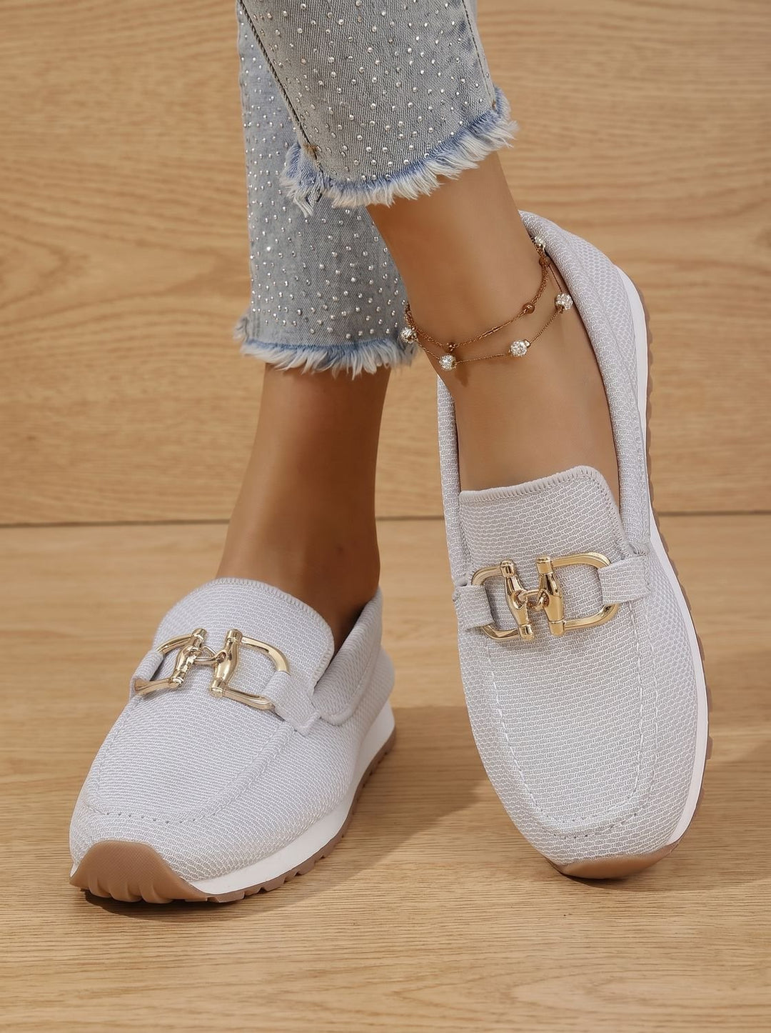 Women's Elegant Memory-Foam Flat Loafers with Support (4)