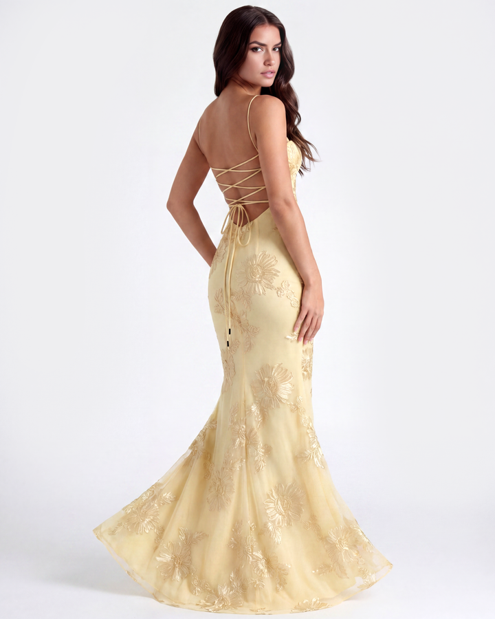 Women's Embroidered Fall Wedding Guest Maxi Dress (6)