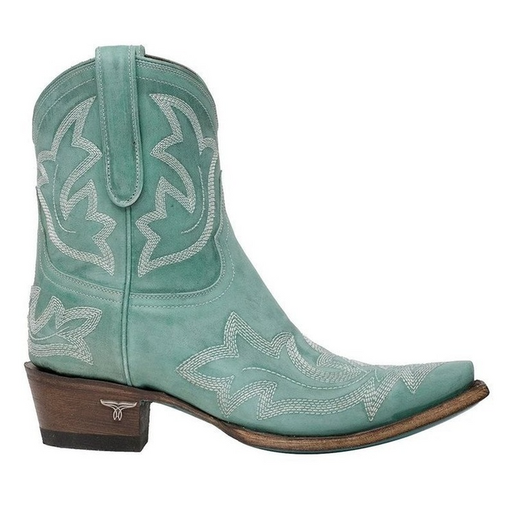 Women's Embroidered Leather Western Boots (2)