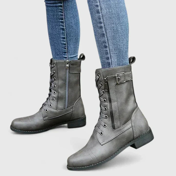 Women's Everyday Boots with Arch Support in Grey