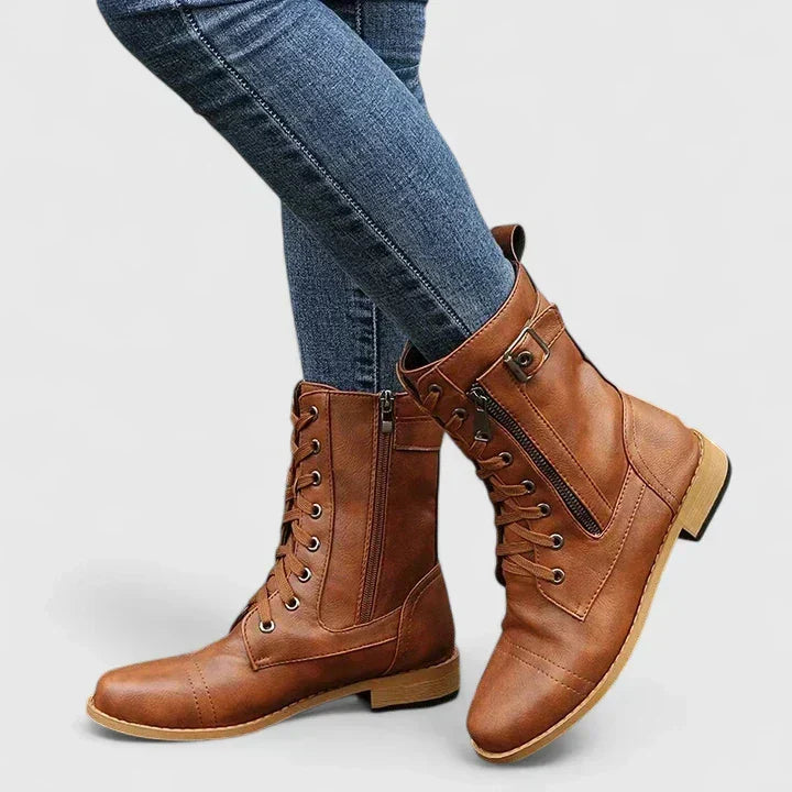 Women's Everyday Boots with Arch Support in Light Brown