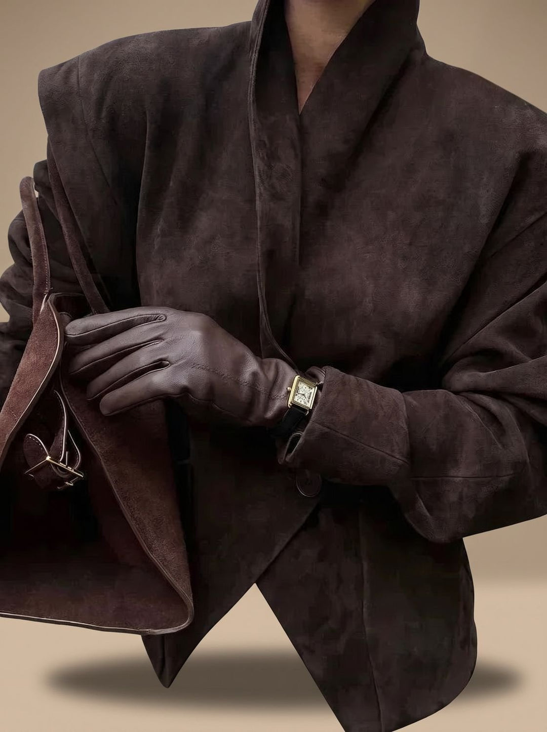 Women's Fall Jacket in Faux Suede Wrap (6)