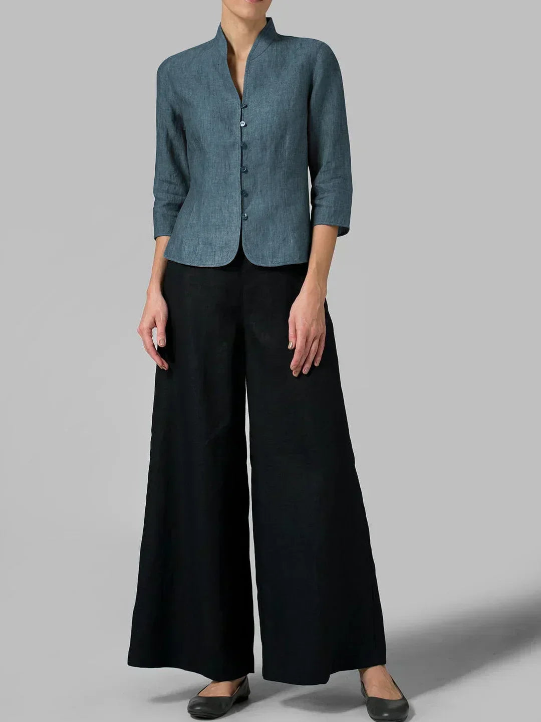 Women's Fall Jacket in Linen (6)