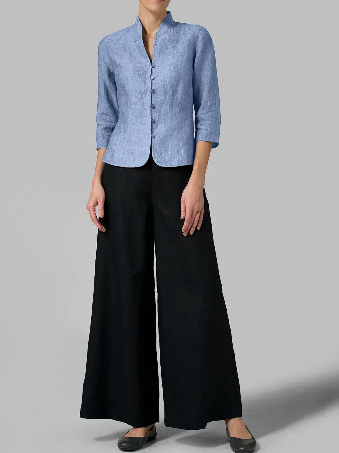 Women's Fall Jacket in Linen (7)