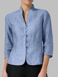 Mia | Women's Fall Jacket in Linen