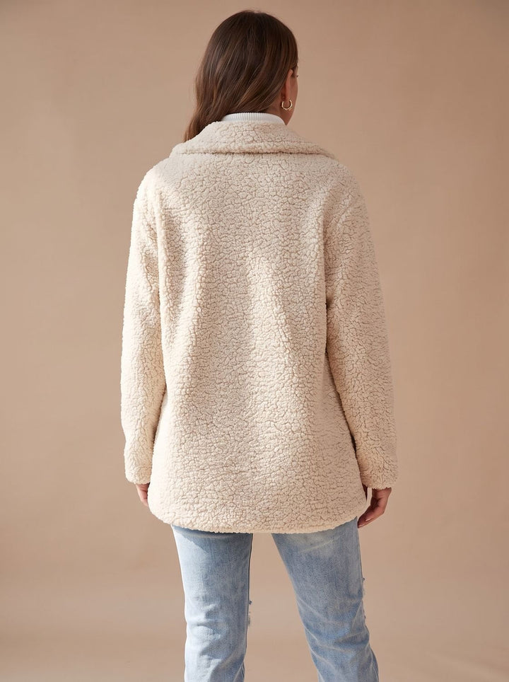 Women's Fall Jacket Oversized Teddy Faux Fur (6)