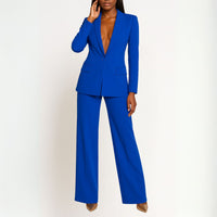 Ava | Women's Fall Jacket Set with Tailored Trousers