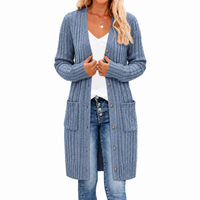 Emma | Women's Fall Jacket Soft Teddy Longline