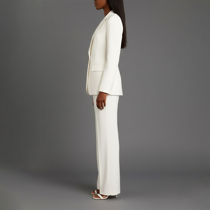 Women's Fall Jacket Suit with Tailored Trousers (3)