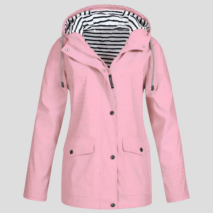 Women's Fall Jacket Waterproof and Windproof Insulated in Pink