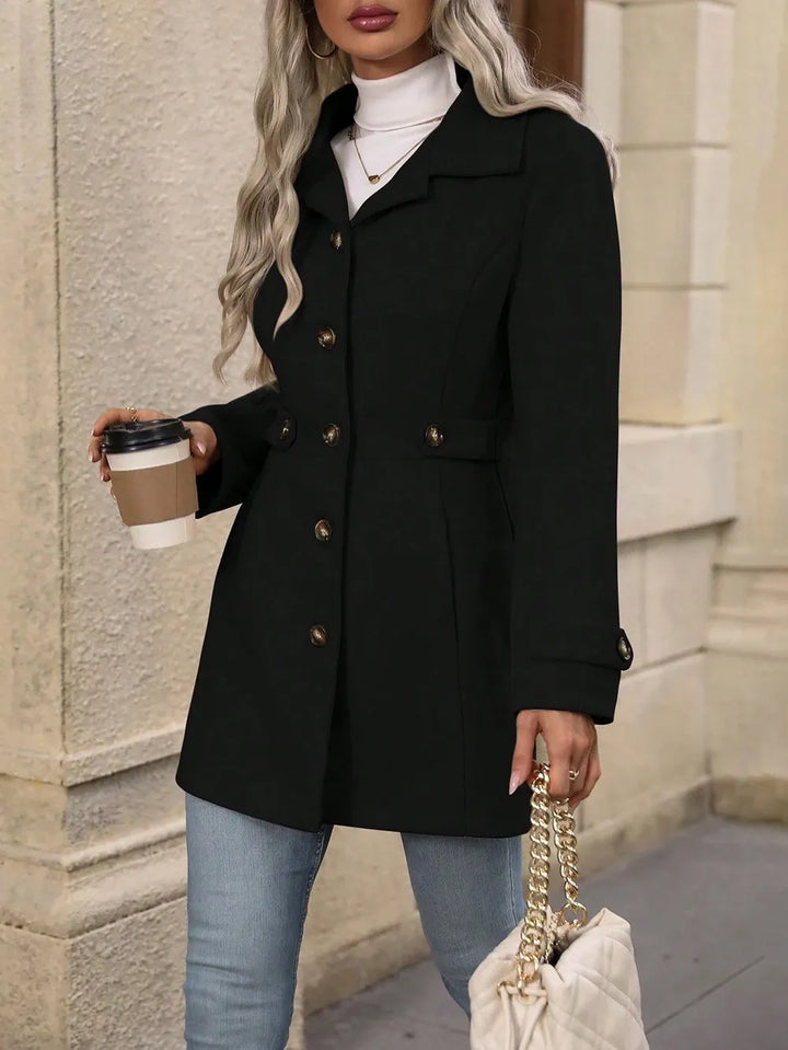 Women's Fall Jacket with Tailored Waist Belt (20)