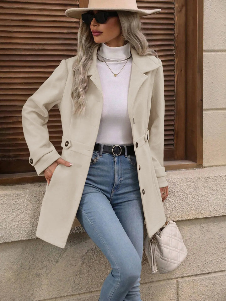 Women's Fall Jacket with Tailored Waist Belt (6)