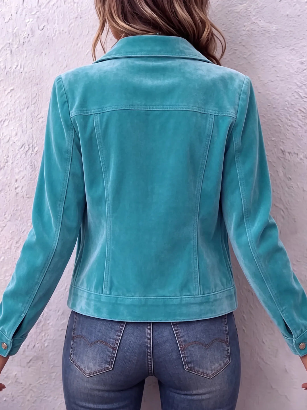 Women's Fall Jacket with Vintage Wash Details (6)