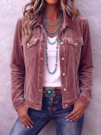 Lucy | Women's Fall Jacket with Vintage Wash Details