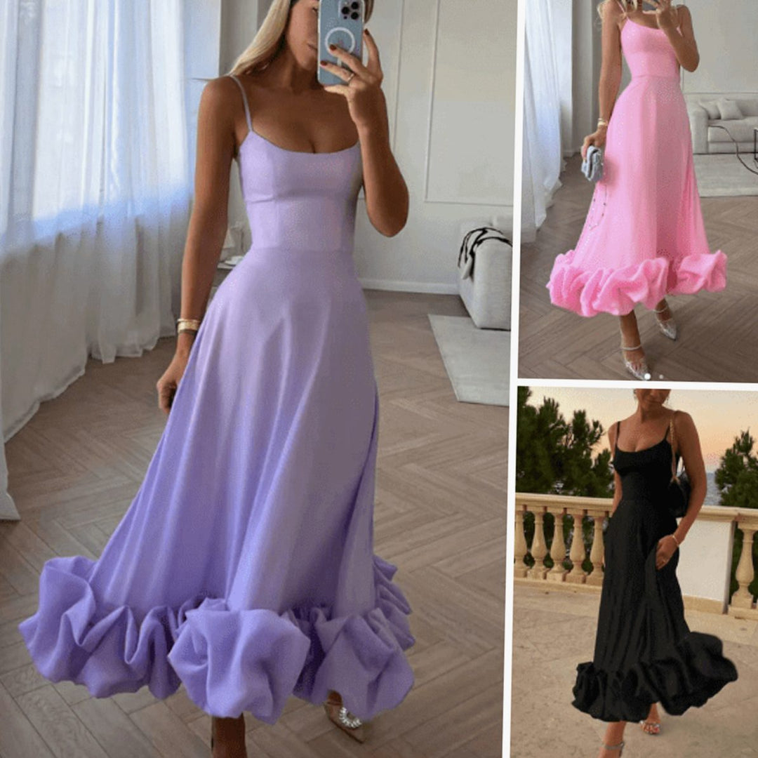 Women's Fall Wedding Guest Dress Floral Midi (7)