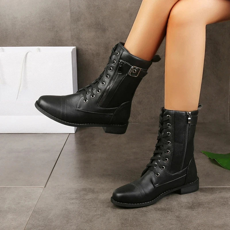 Women's Faux Ankle Boots for Fall Fashion (4)