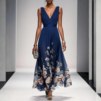 Violet | Women's Floral Long Evening Dress for Weddings