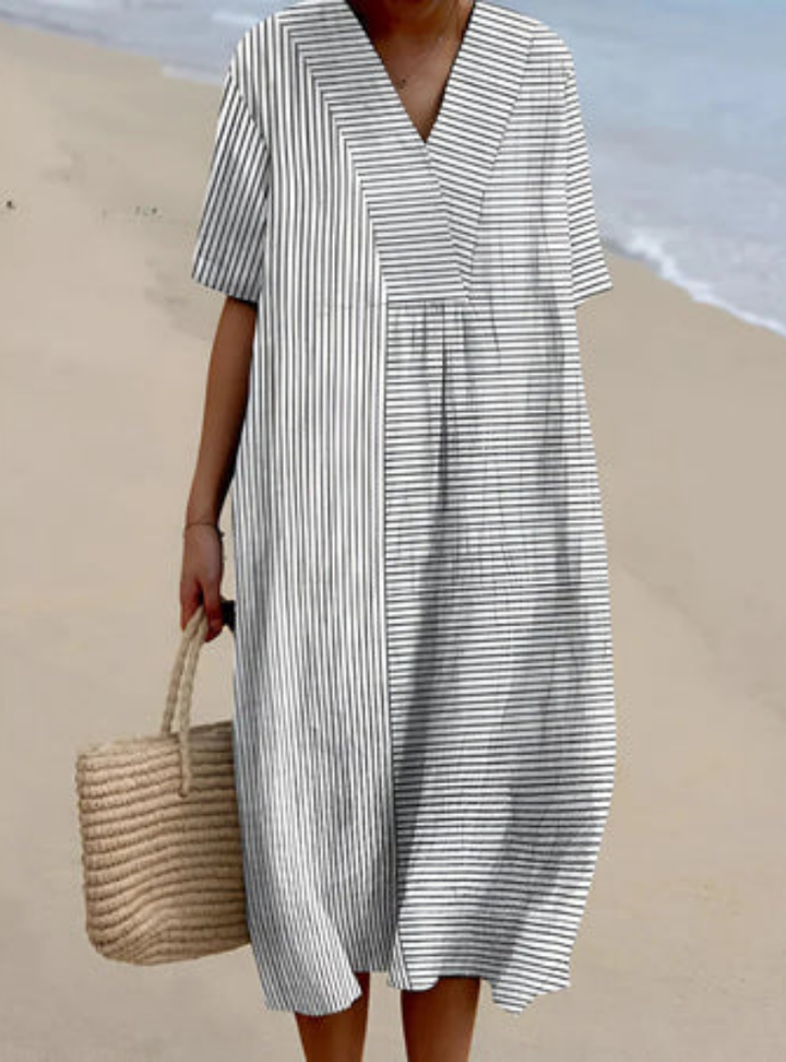 Women's Flowing Artisan Dress for Fall Weddings in Stil 2