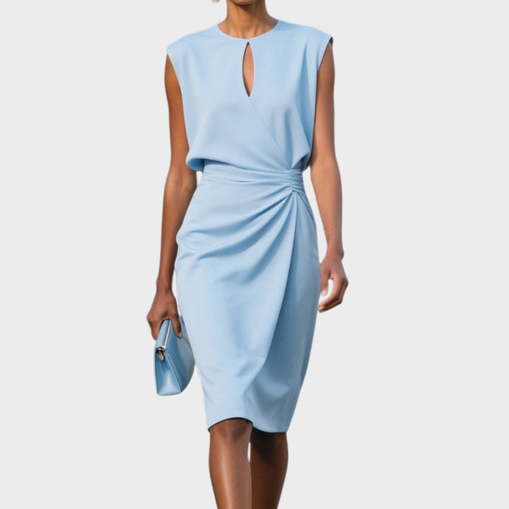 Women's Flowing Cocktail Dress for Fall Weddings