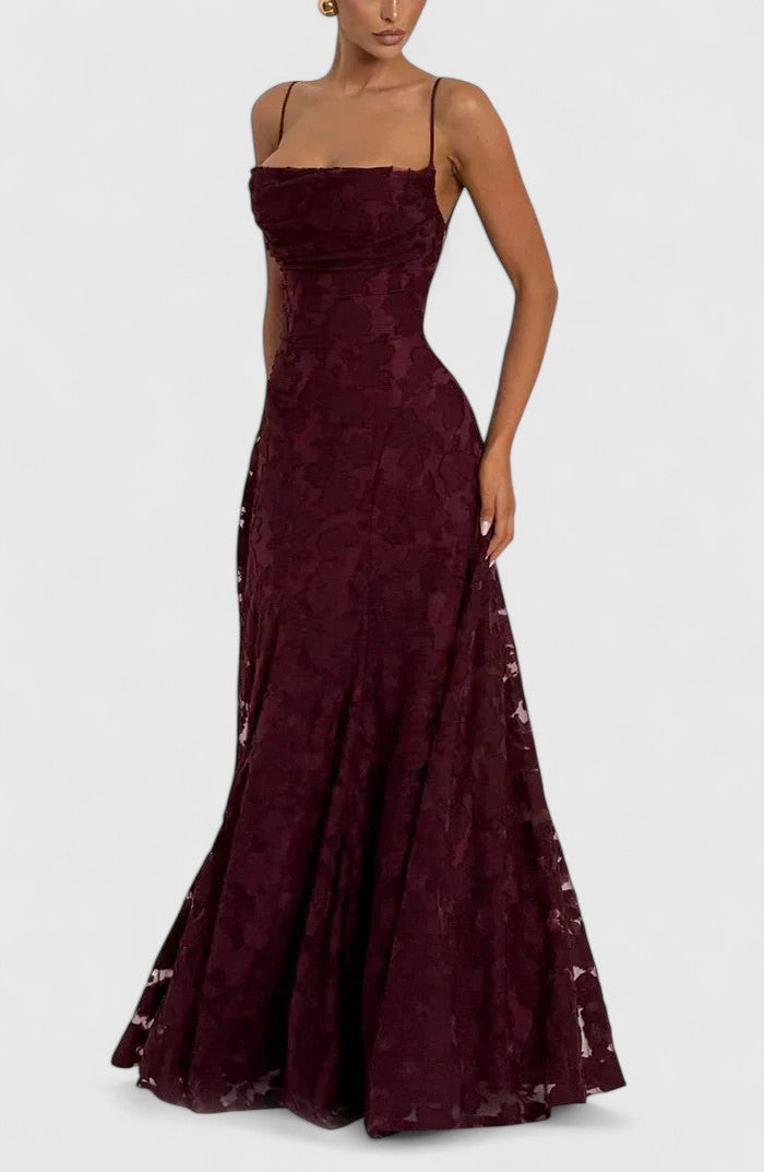 Women's Flowy Maxi Fall Wedding Guest Dress (13)