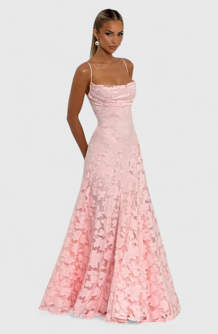 Women's Flowy Maxi Fall Wedding Guest Dress (18)