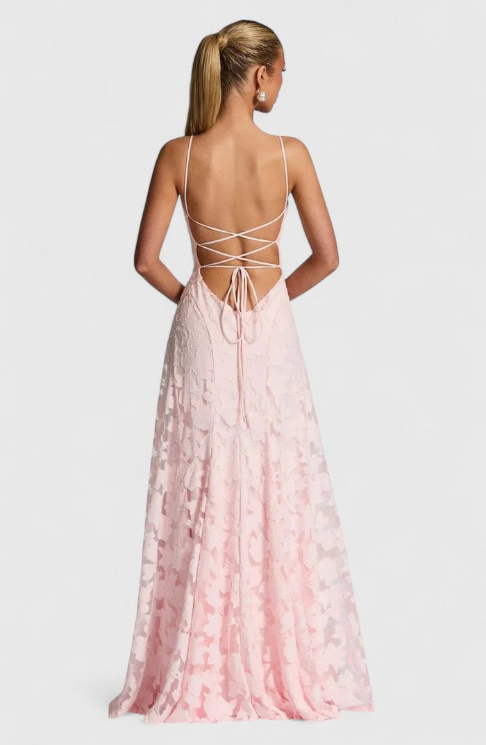 Women's Flowy Maxi Fall Wedding Guest Dress (9)