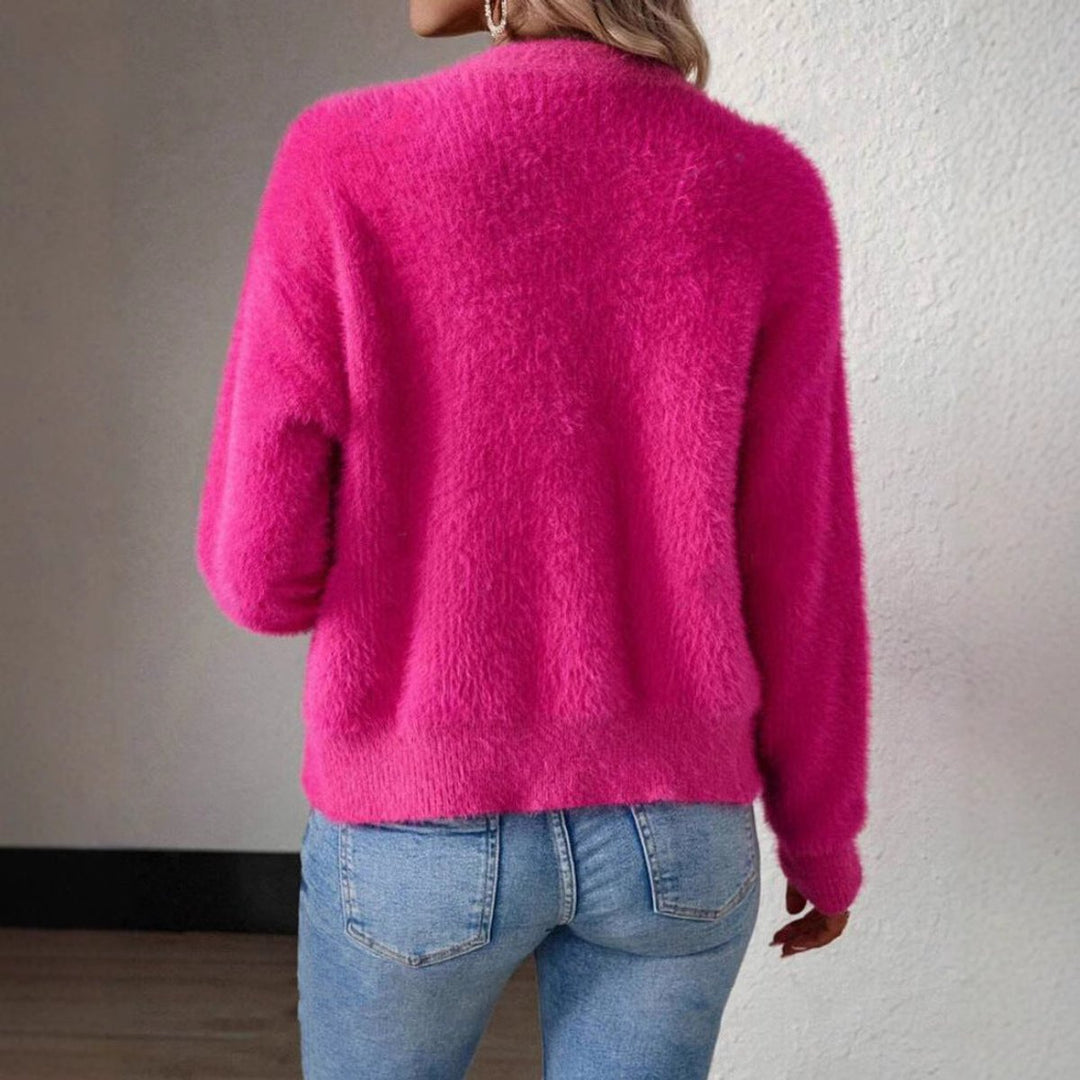 Women's Fluffy Knit Dress Cardigan (6)