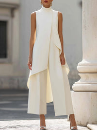 Harper | Women's Formal Tailored Wide-Leg Trouser Set