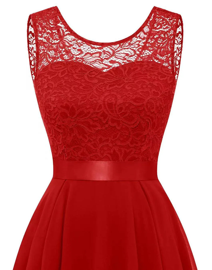 Women's High-Low Fall Wedding Guest Dress (12)