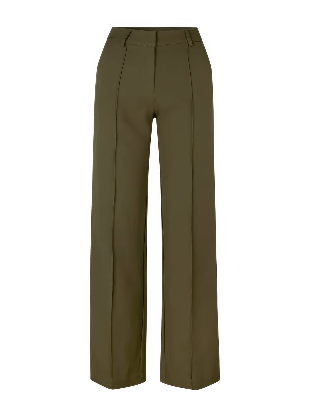 Women's High-Waist Pants with Flattering Fit in Green 3