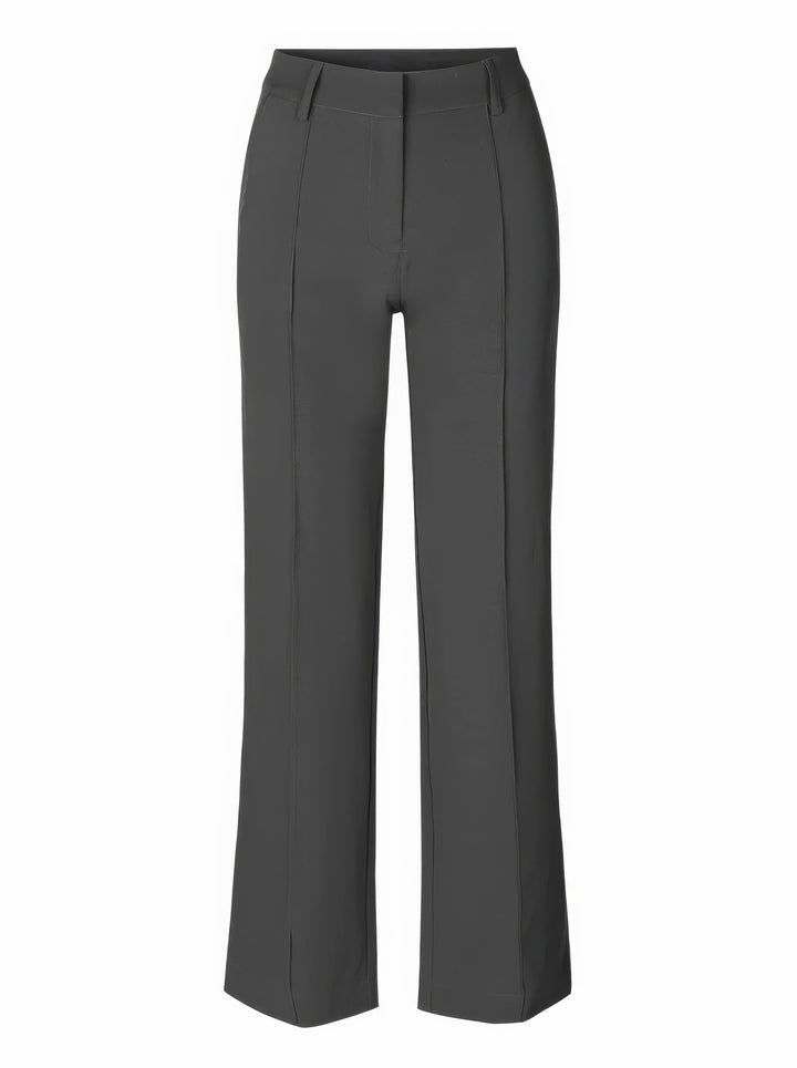 Women's High-Waist Pants with Flattering Fit in Grey 3