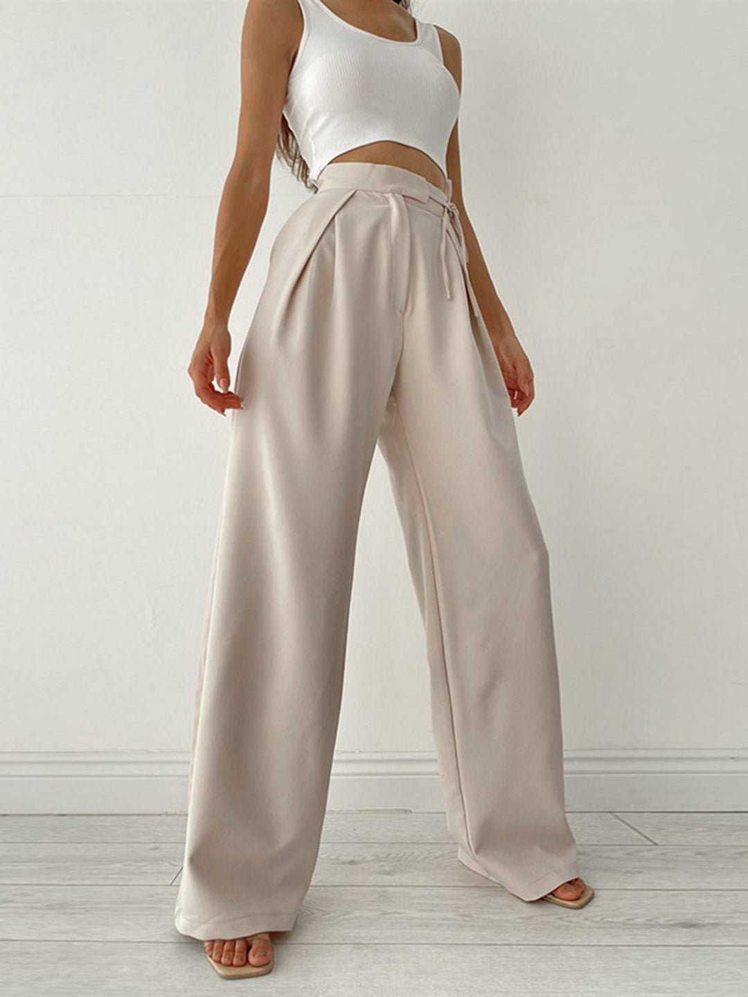 Women's High-Waist Wide Leg Pants Elegant & Comfortable (3)