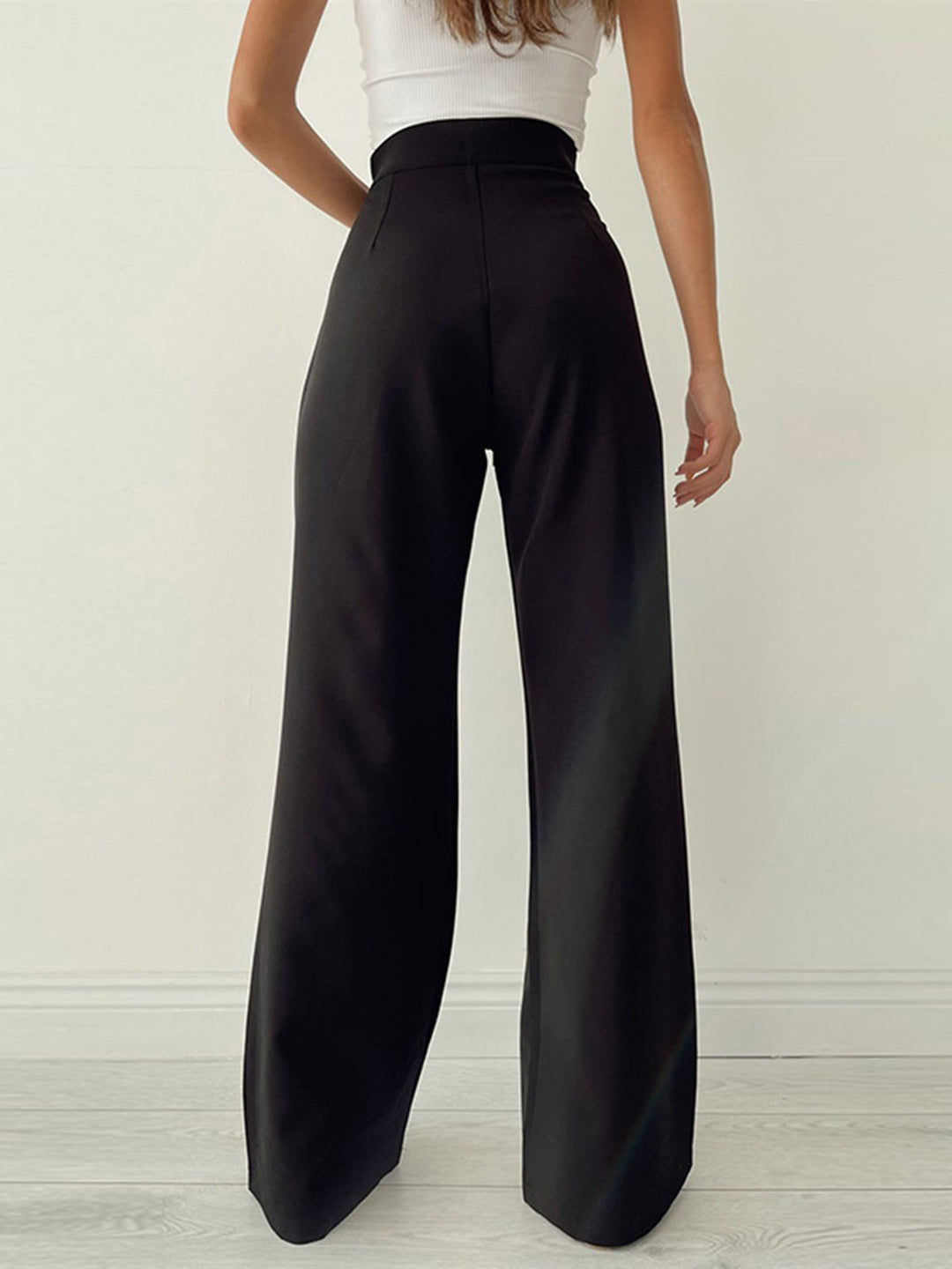 Women's High-Waist Wide Leg Pants Elegant & Comfortable (5)