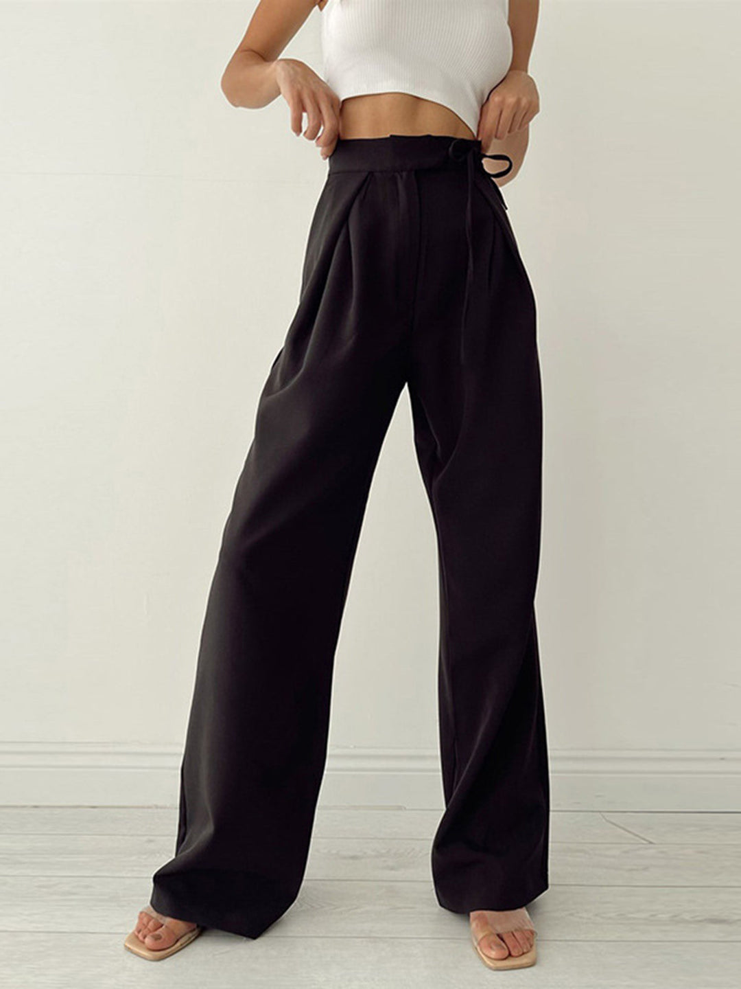 Women's High-Waist Wide Leg Pants Elegant & Comfortable (6)