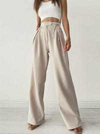 Lily | Women's High-Waist Wide Leg Pants Elegant & Comfortable