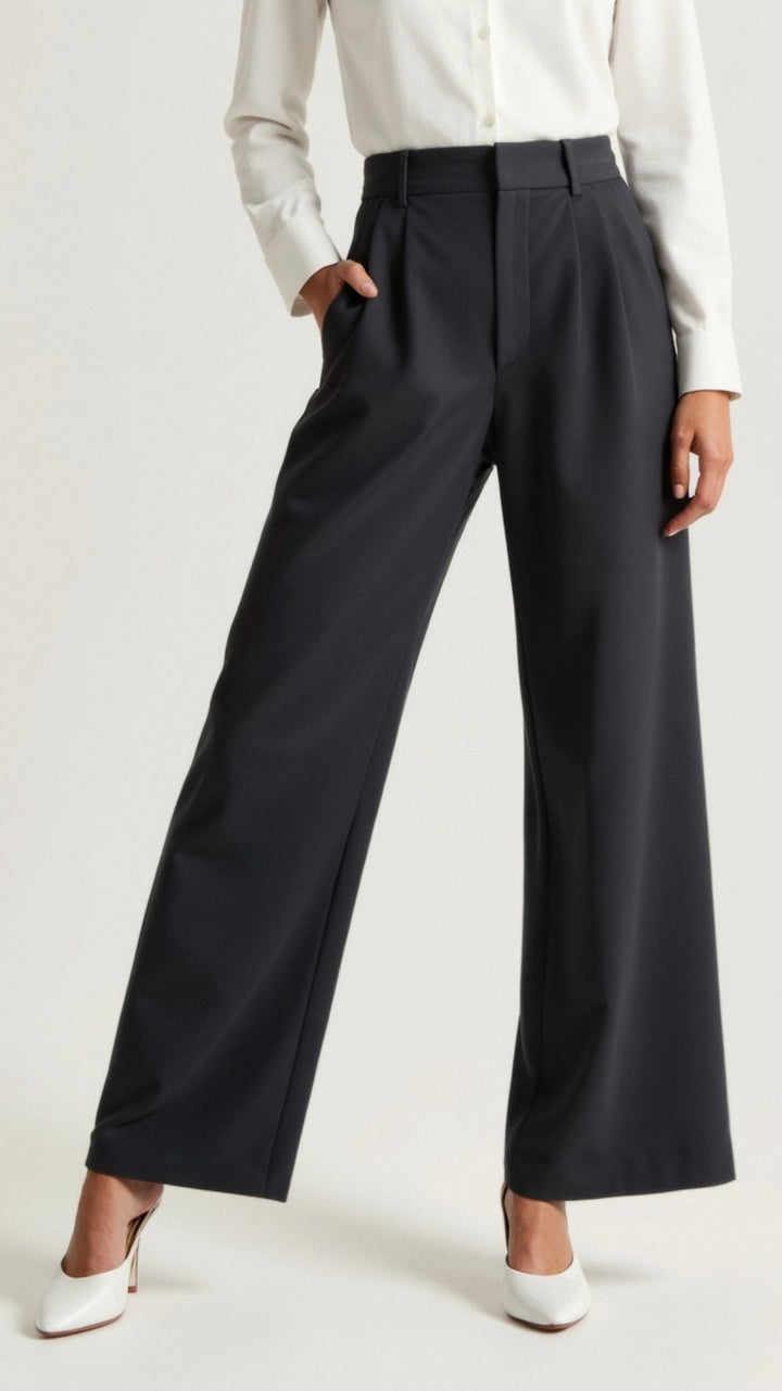 Women's High-Waist Wide-Leg Pants for Fall (14)